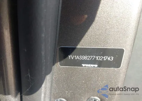 2007 Volvo S80 3.2 z USA, uszkodzony, nr VIN YV1AS982771021743